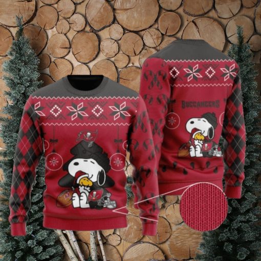 Tampa Bay Buccaneers Snoopy Ugly Christmas Sweaters