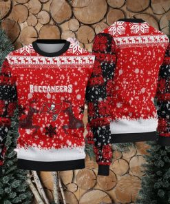 Tampa Bay Buccaneers Ugly Christmas Reindeer Xmas Sweater Snowman Gift Mens Women