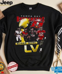 Tampa Bay Buccaneers super bowl LVI signatures T shirt