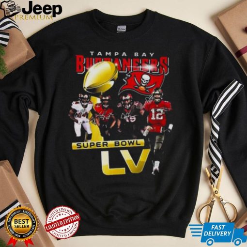 Tampa Bay Buccaneers super bowl LVI signatures T shirt