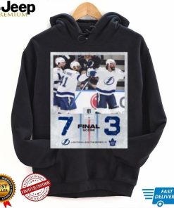 Tampa Bay Lightning 7 Vs 3 Toronto Maple Leafs Final Score 2023 Shirt