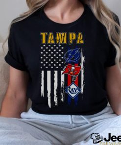 Tampa Bay Lightning Buccaneers Rays 4th July Shirt