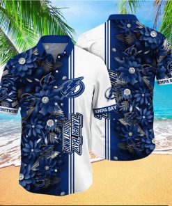 Tampa Bay Lightning NHL Hawaiian Shirt Custom Garden Parties Aloha Shirt