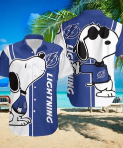 Tampa Bay Lightning Snoopy Lover 3D Printed Hawaiian Shirt