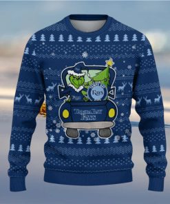 Tampa Bay Rays Christmas Sweater Grinch Driving Funny Gift Fans