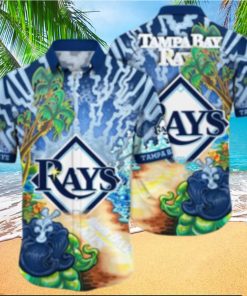 Tampa Bay Rays MLB Flower Hawaiian Shirt For Men Women Best Gift For Fans