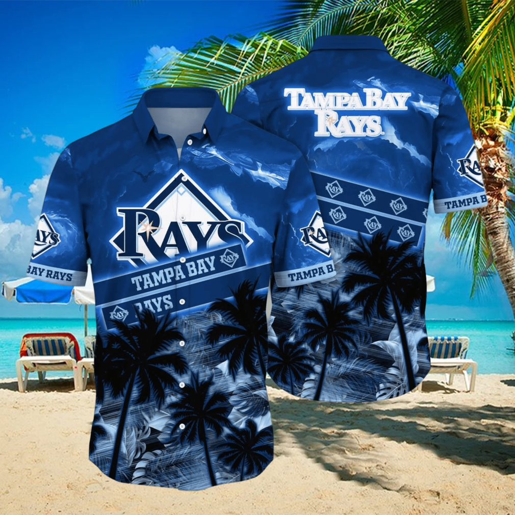 Tampa Bay Rays MLB American Flower Hawaiian Shirt - Growkoc