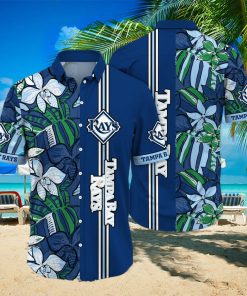 Tampa Bay Rays MLB For Sports Fan Flower Hawaiian Shirt