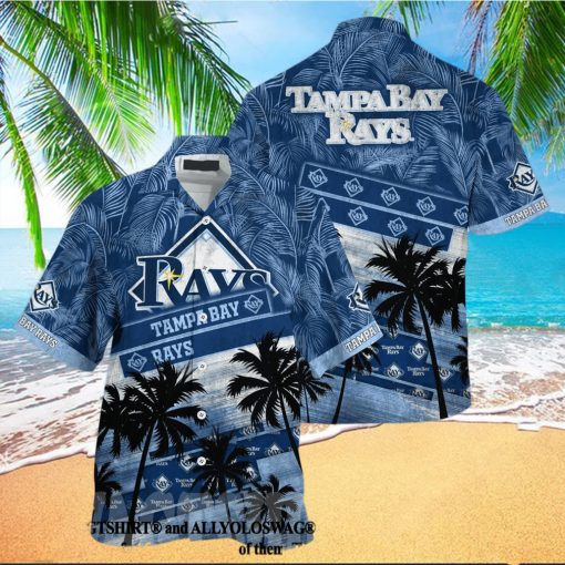 Tampa Bay Rays MLB Palm Tree Pattern All Over Printed Unisex Hawaiian Shirt