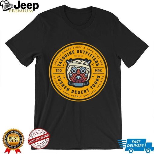 Tatooine Outfitters Tusken Desert Tours logo shirt