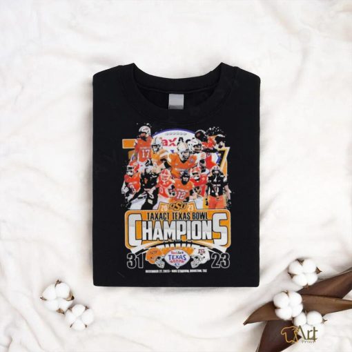 Taxact Texas Bowl Team Champions 2023 Oklahoma State Cowboys Shirt