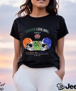 Taxslayer Gator Bowl 2023 Clemson Tigers Vs Kentucky University Tiaa Bank Field Jacksonville Fl College Bowl Games Head To Head Helmet T shirt