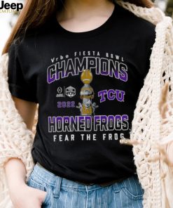 Tcu Horned Frogs Fanatics Branded College Football Playoff 2022 Fiesta Bowl Champions Hometown Shirt