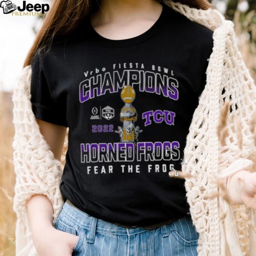 Tcu Horned Frogs Fanatics Branded College Football Playoff 2022 Fiesta Bowl Champions Hometown Shirt