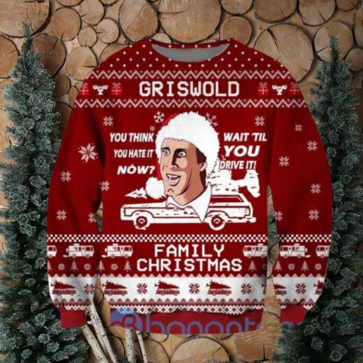 Funny Griswold Family Ugly Christmas All Over Printed 3D Sweatshirt