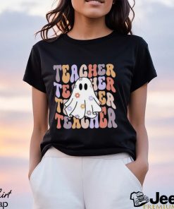 Teacher Halloween Shirt, Spooky Teacher Shirt, Best Teacher Halloween Costumes Merch, Spooky Teacher Ghost Shirt