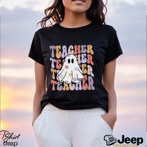 Teacher Halloween Shirt, Spooky Teacher Shirt, Best Teacher Halloween Costumes Merch, Spooky Teacher Ghost Shirt