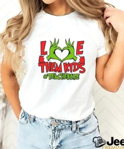 Teacher Life Love Kids Christmas Shirt