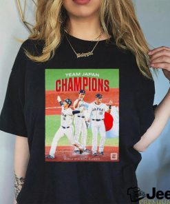 Team Japan Champions World Baseball Classic poster shirt