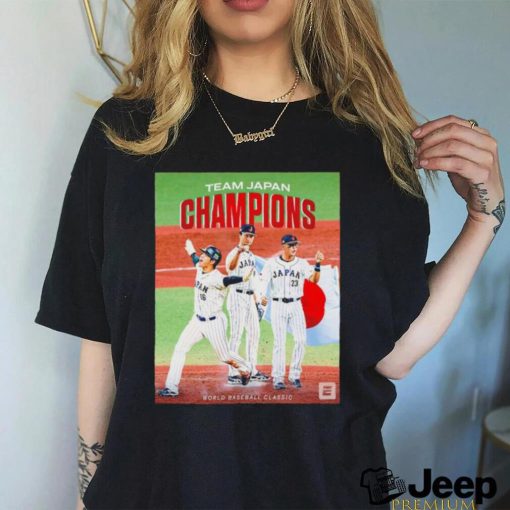 Team Japan Champions World Baseball Classic poster shirt