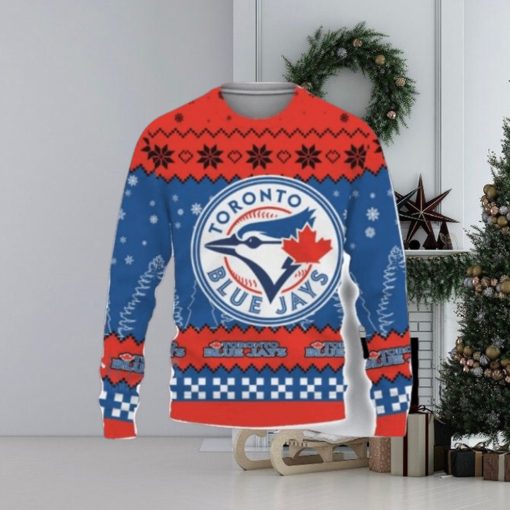 Team Logo Toronto Blue Jays Ugly Christmas Sweater