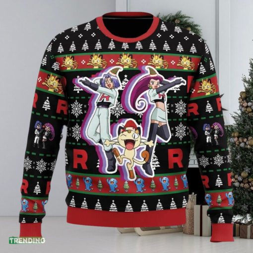 Team Rocket Pokemon Ugly Christmas Sweater Funny Gift Ideas Christmas