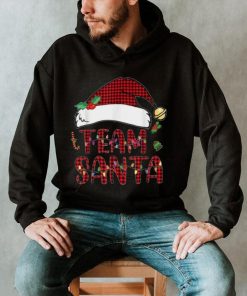 Team Santa Christmas Lights Family Matching Christmas Pajama Shirt