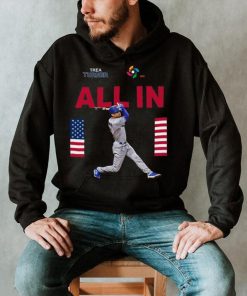 Team Usa Trea Turner All In World Baseball Classic 2023 T shirt