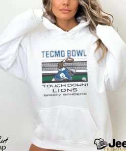 Tecmo bowl lions barry sanders shirt