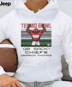 Tecmo bowl qb sack Kansas City Chiefs Derrick Thomas retro NFL shirt