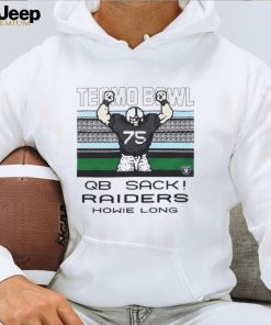 Tecmo bowl qb sack Las Vegas Raiders Howie Long retro NFL shirt