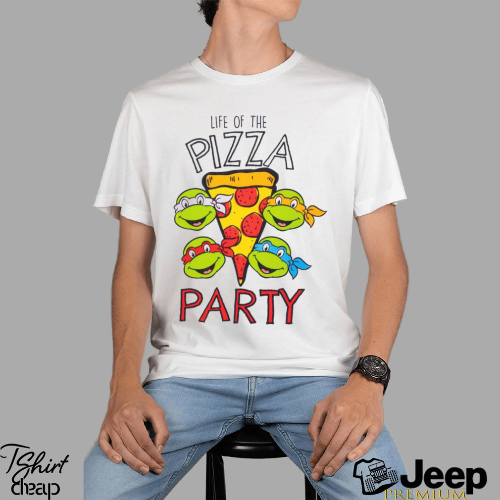 Boy's Teenage Mutant Ninja Turtles 5th Birthday Pizza Party T-Shirt