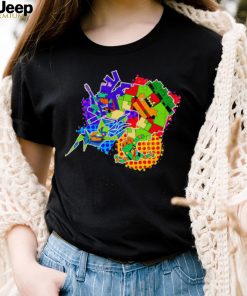 Teenage Mutant Ninja Turtles art colorful shirt