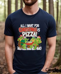 Teenage mutant ninja turtles pizza for christmas t shirt t shirt