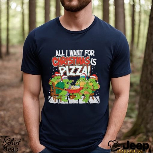 Teenage mutant ninja turtles pizza for christmas t shirt t shirt