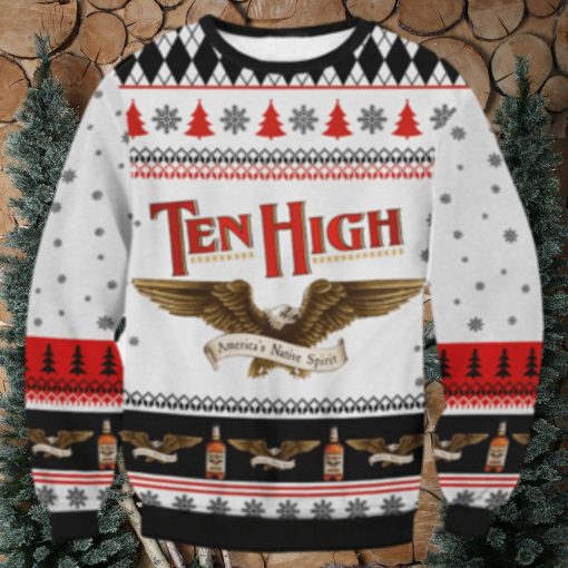 Ten High Whiskey Ugly Sweater