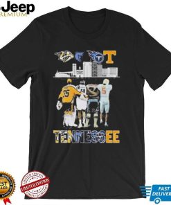 Tennessee Four Team Players City signatures 2023 Shirt