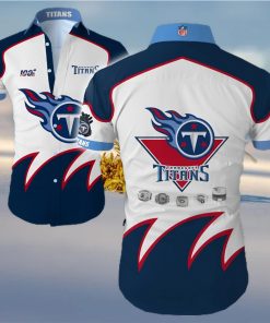 Tennessee Titans Big Logo Hawaiian Summer Beach Shirt Full Print