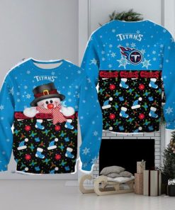 Tennessee Titans Christmas Snowman Frostbite Sweater Best For Men And Women Gift