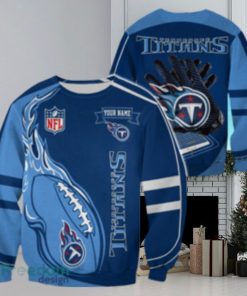 Tennessee Titans Custom Name Christmas Ugly Sweater Sweatshirt Sport For Fans