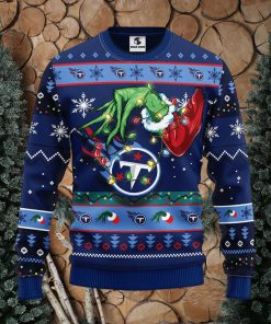 Tennessee Titans Grinch Christmas Ugly Sweater