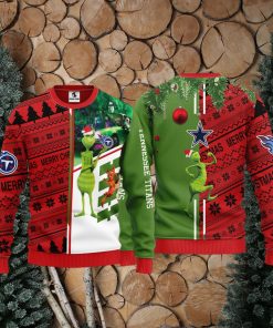 Tennessee Titans Grinch & Scooby Doo Christmas Ugly Sweater