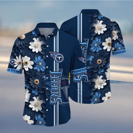 Tennessee Titans Hawaii Shirt Flower Sporty And Stylish