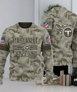 Tennessee Titans Logo NFL Camo New Style 3D Sweater Gift For Christmas