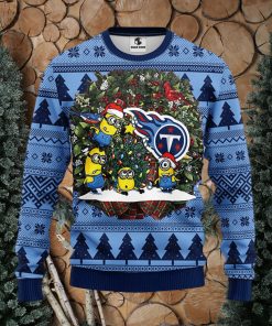 Tennessee Titans Minion Christmas Ugly Sweater