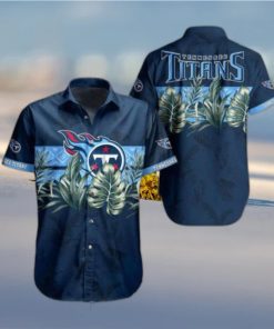 Tennessee Titans NFL Hawaiian Shirt Tropical Pattern Graphic Gift For Fan NFL Enthusiast Hot Trend 2023