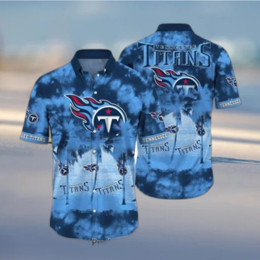 Tennessee Titans NFL Hawaiian Shirt Tropical Pattern Graphic Short Sleeve Summer Gift For Fans Hot Trend 2023