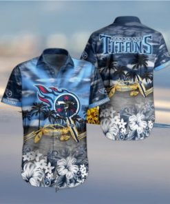Tennessee Titans NFL Hawaiian Shirt Tropical Pattern Summer For NFL Football Fans Hot Trend 2023