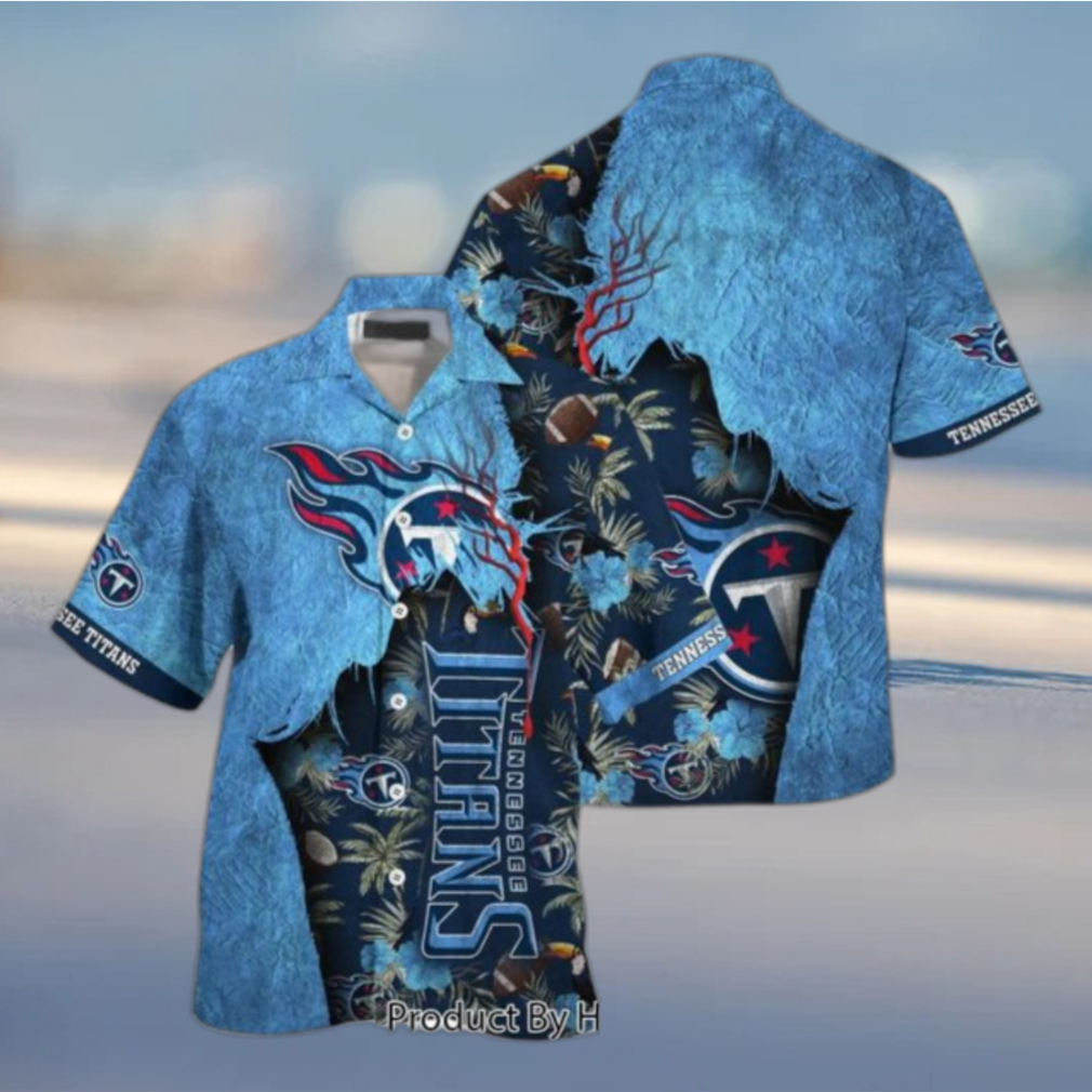 Tennessee Titans Tropical Hibiscus Pattern Trending Summer Gift Hawaiian  Shirt