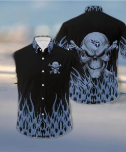 Tennessee Titans NFL Skull Halloween Gift Fans Hawaiian Shirt For Men And Women